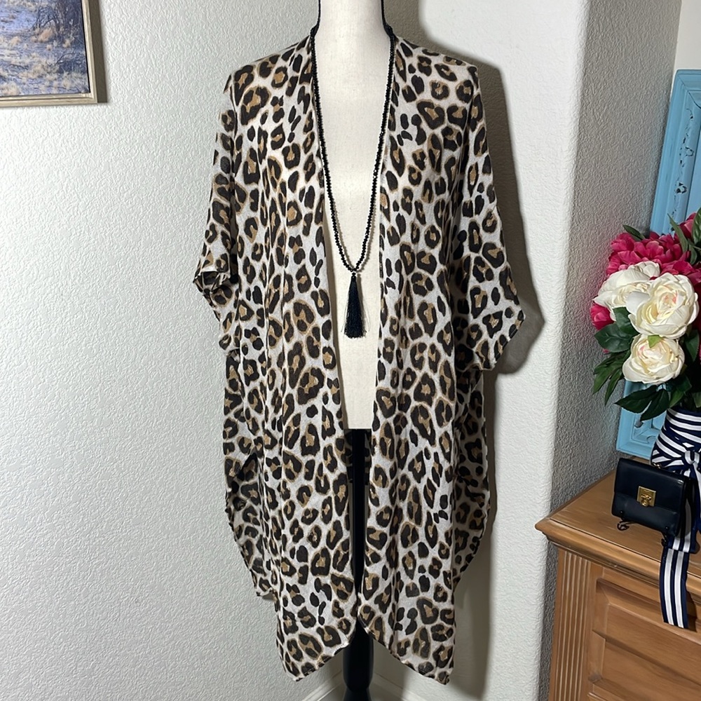 Sonoma Leopard Print Wrap - Picture 2 of 11